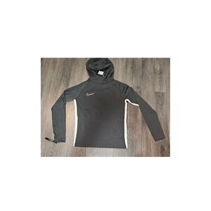 Nike‎ Dri-FIT Hoodie Youth Unisex Soccer Football Gray White Athletic Top